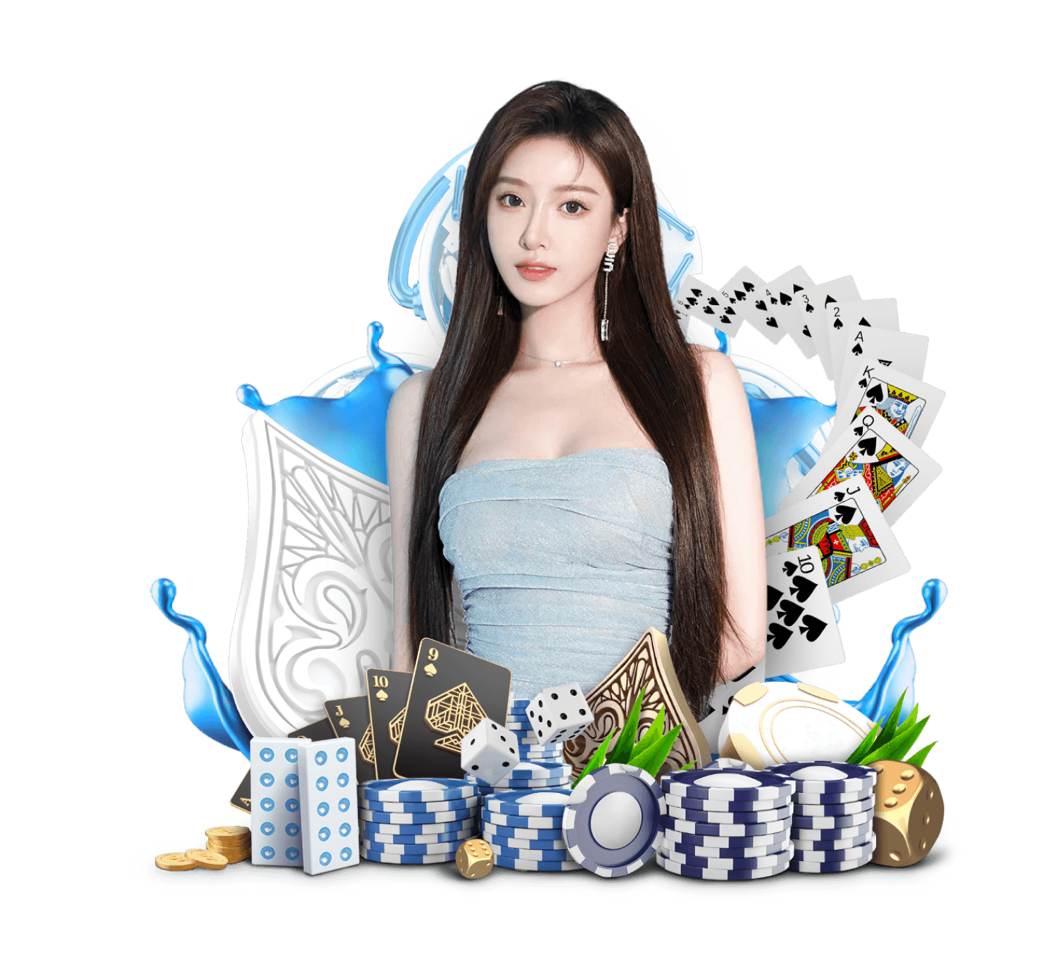 Live Super Sic Bo dealer studio with professional broadcast setup